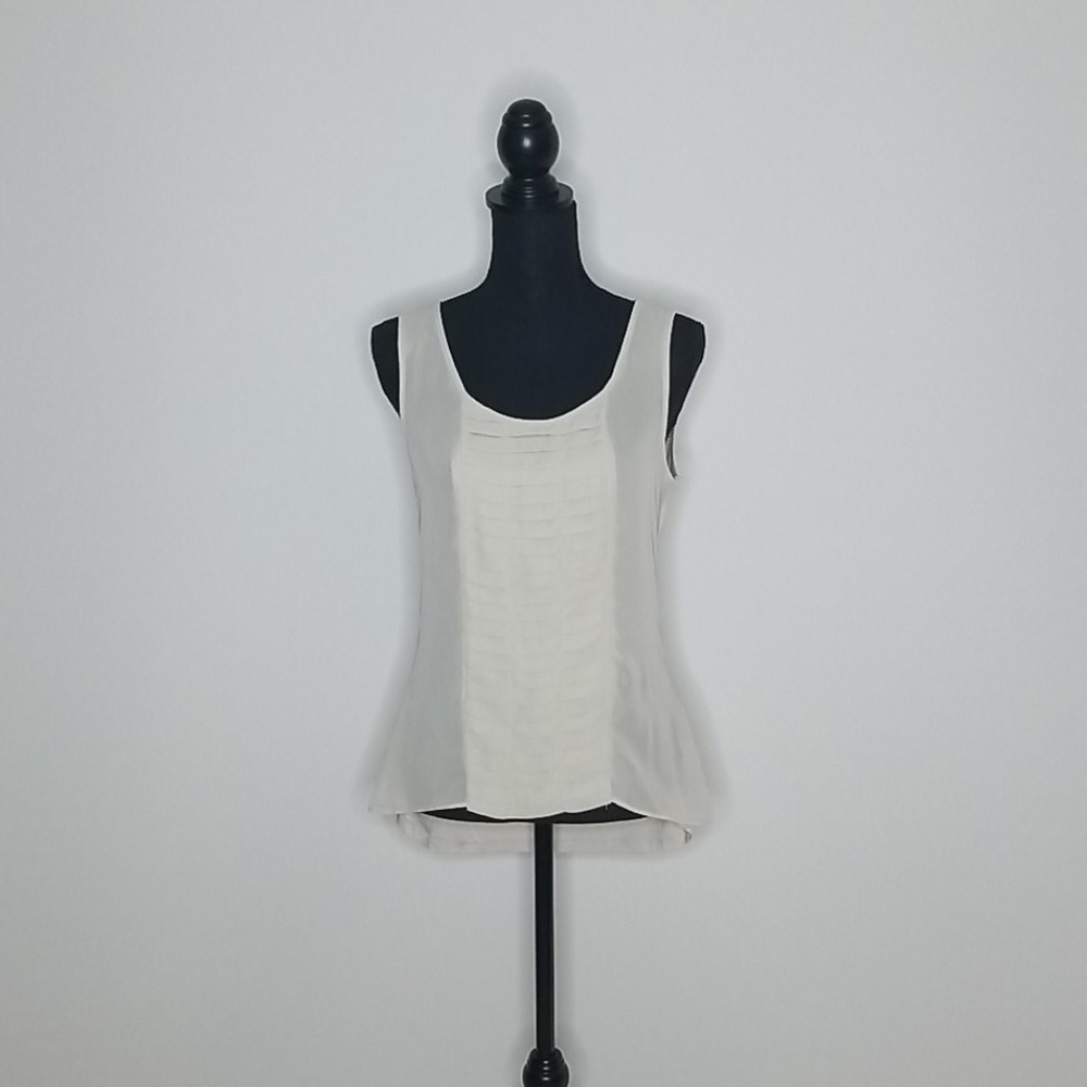 WORTHINGTON Petite PM Cream Ivory Top - Picture 1 of 6